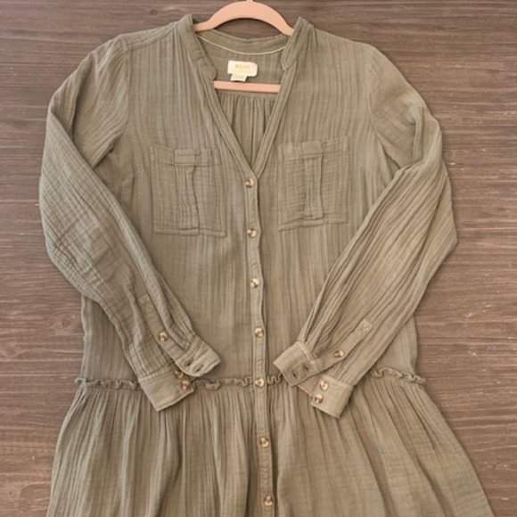Maeve Katie Textured Utility Tunic Dress - Picture 1 of 4